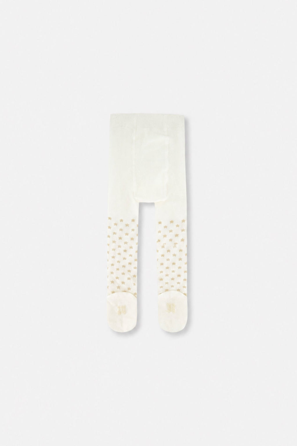 Baby Knit Heart Tights Off-White