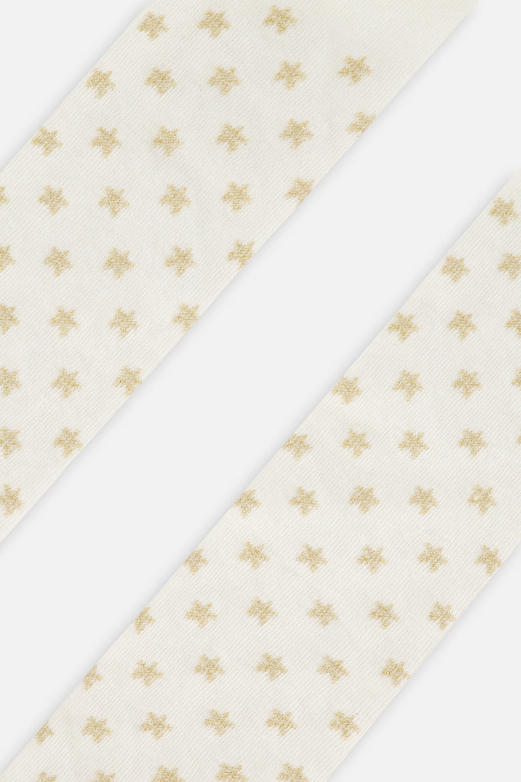 Baby Knit Heart Tights Off-White