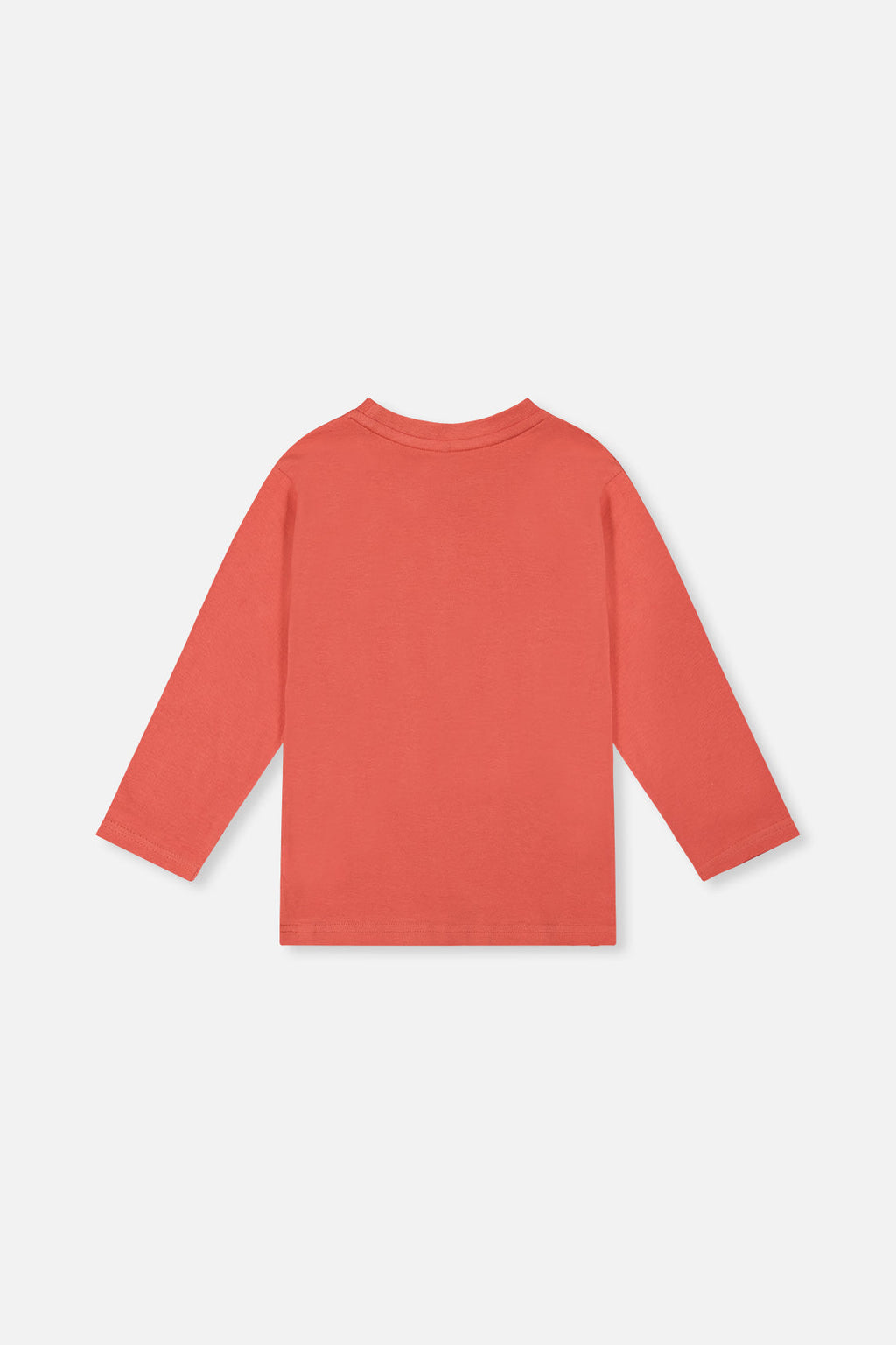 Long Sleeve Organic Cotton T-Shirt Rose Orange