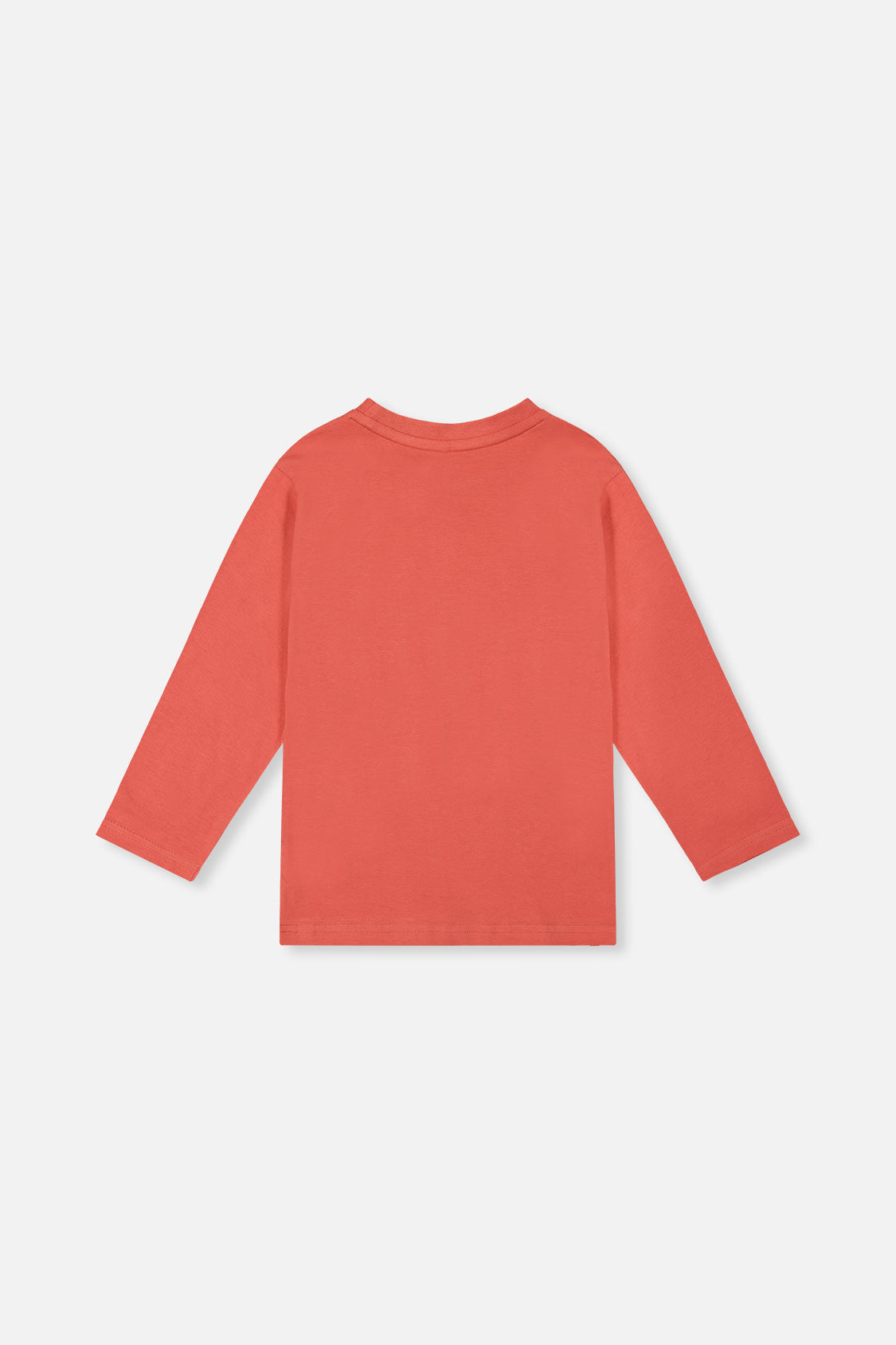 Long Sleeve Organic Cotton T-Shirt Rose Orange
