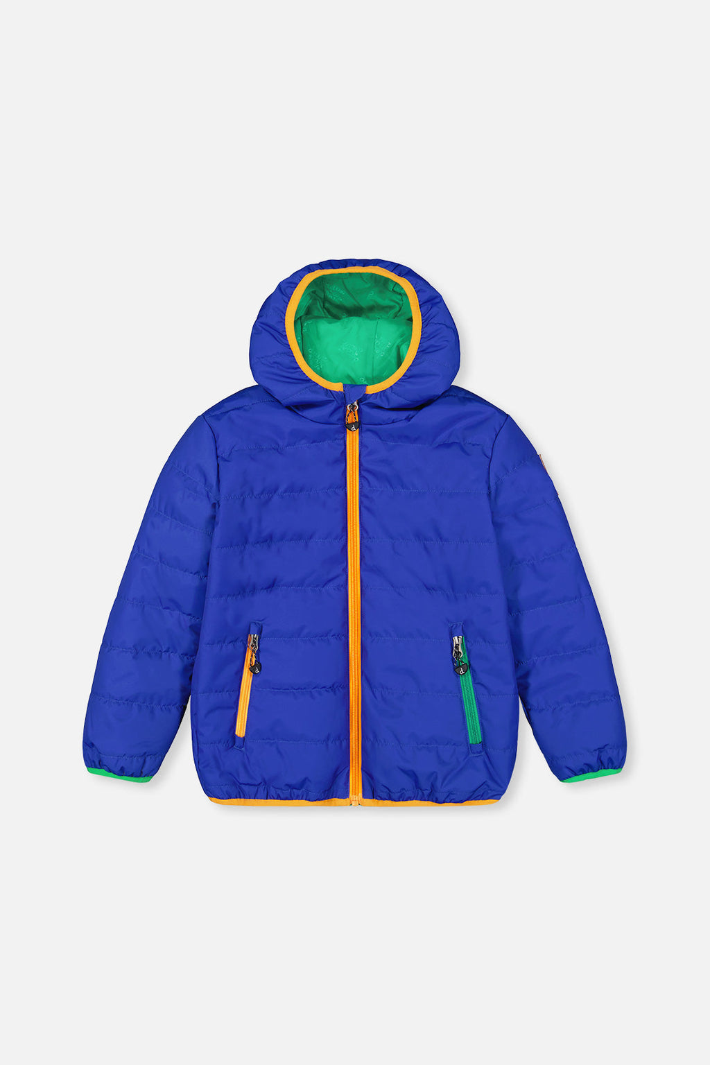 Quilted Mid-Season Jacket Royal Blue