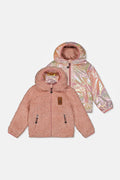 Baby Reversible Mid-Season Jacket Pink