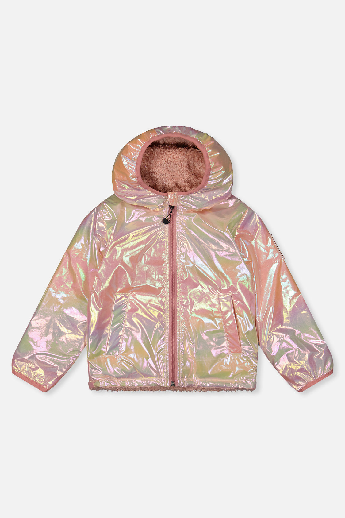 Baby Reversible Mid-Season Jacket Pink