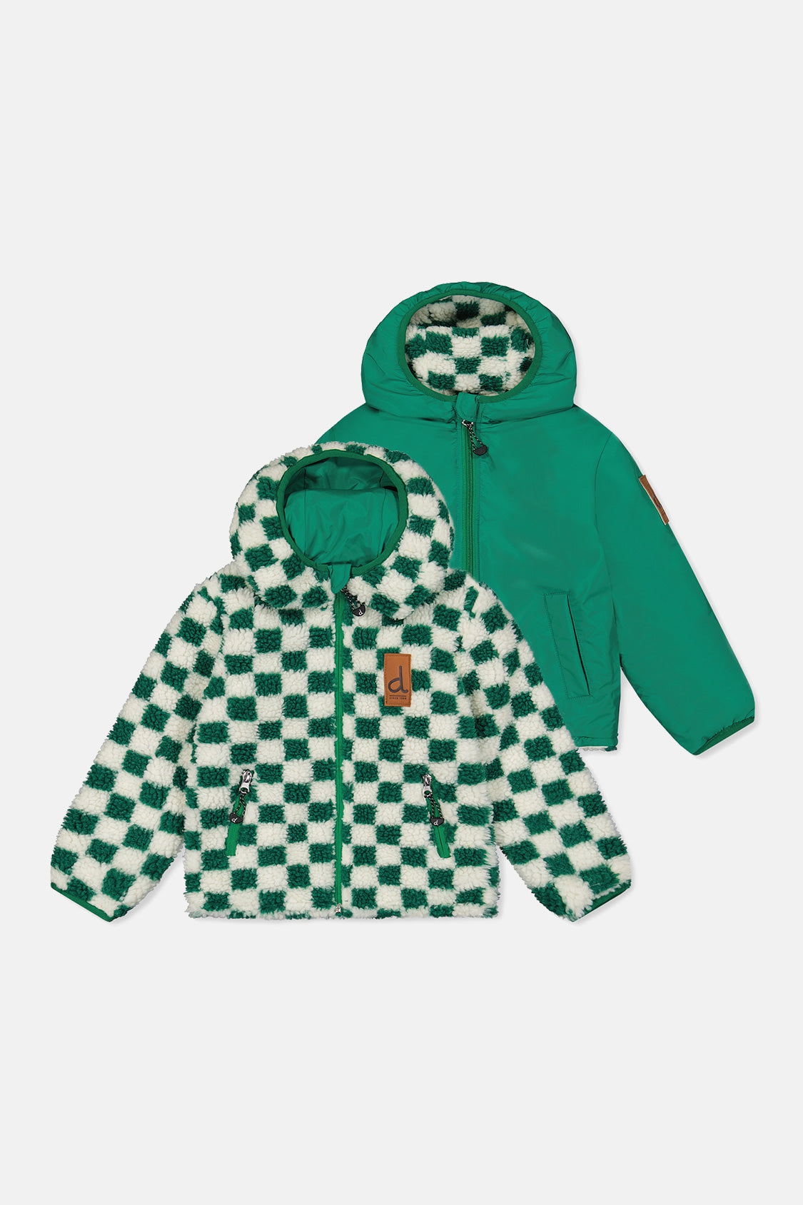 Reversible Mid-Season Jacket Forest Green