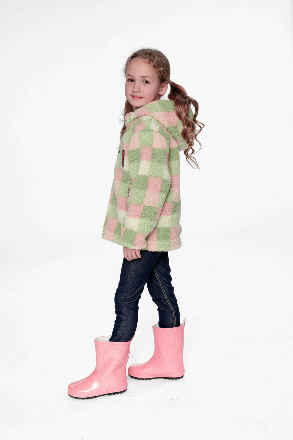 Reversible Mid-Season Jacket Pale Dusty Pink