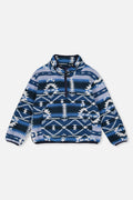 Mid-Season Plush Pullover Jacket Aztec Blue