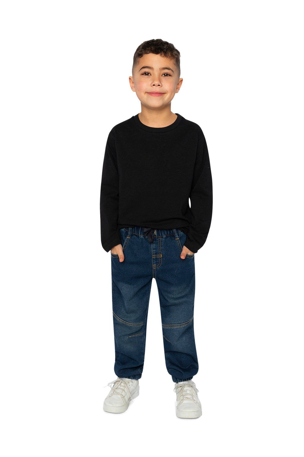 Organic Cotton Long Sleeve T-Shirt Black