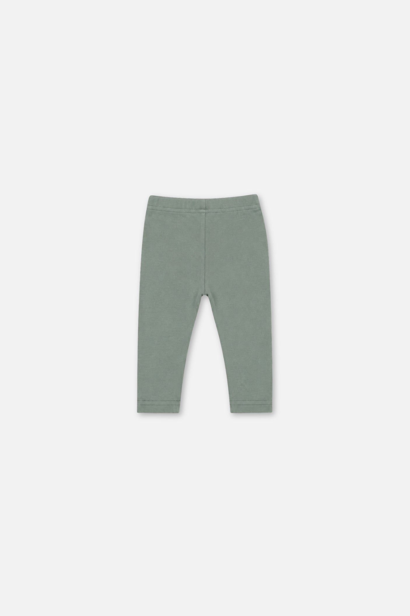 Baby Rib Leggings Green Printed Green