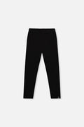 Rib Leggings Black