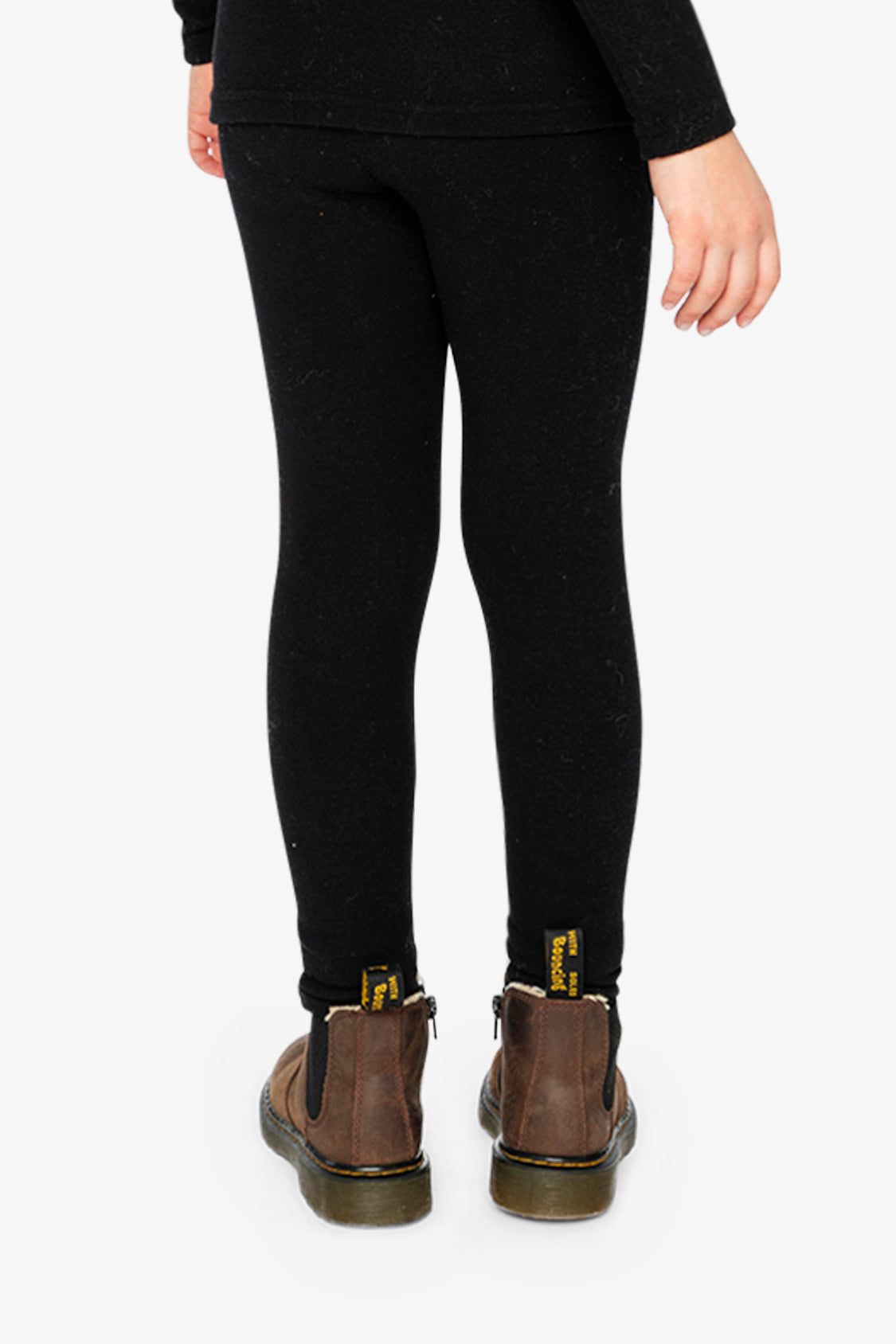 Rib Leggings Black