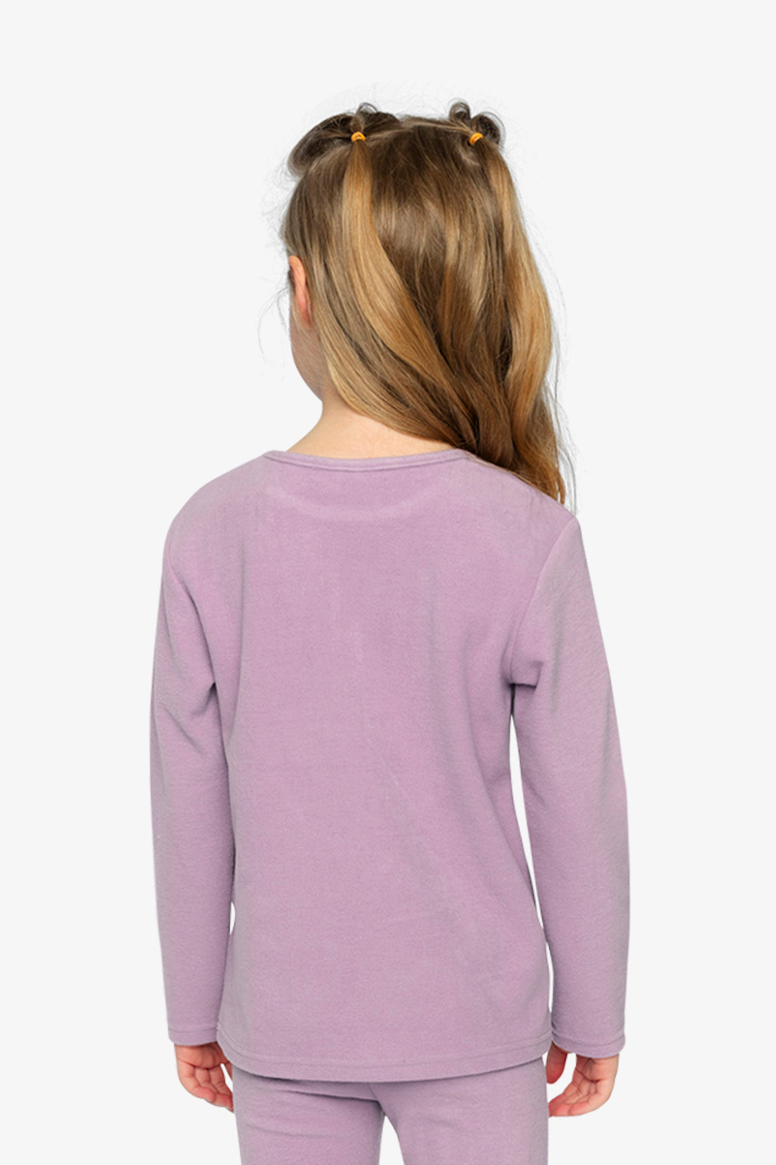 Brushed Rib Crew Neck Top Violet
