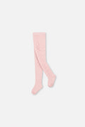 Baby Knit Textured Tights Dusty Pink