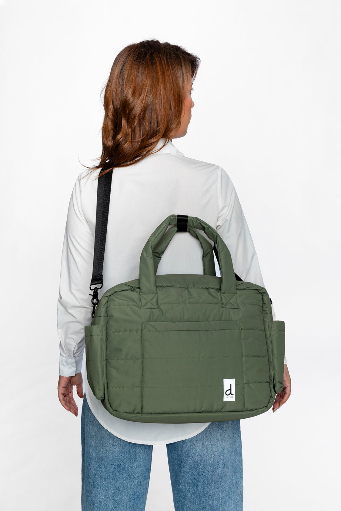 Diaper Bag With Changing Mat Olive Green