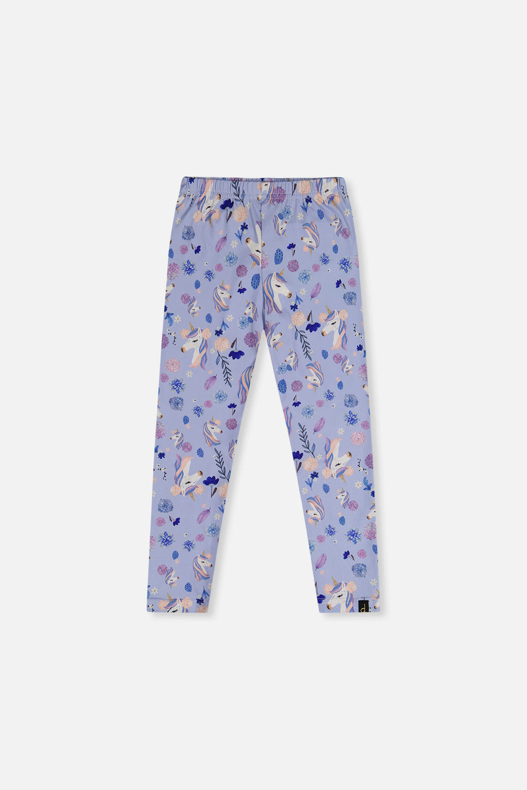 Printed Leggings Purple Unicorn Print
