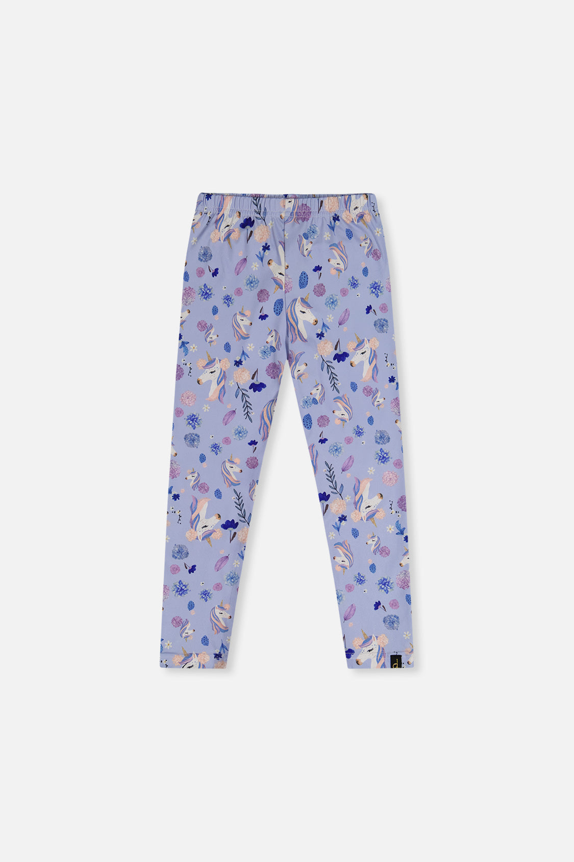 Printed Leggings Purple Unicorn Print