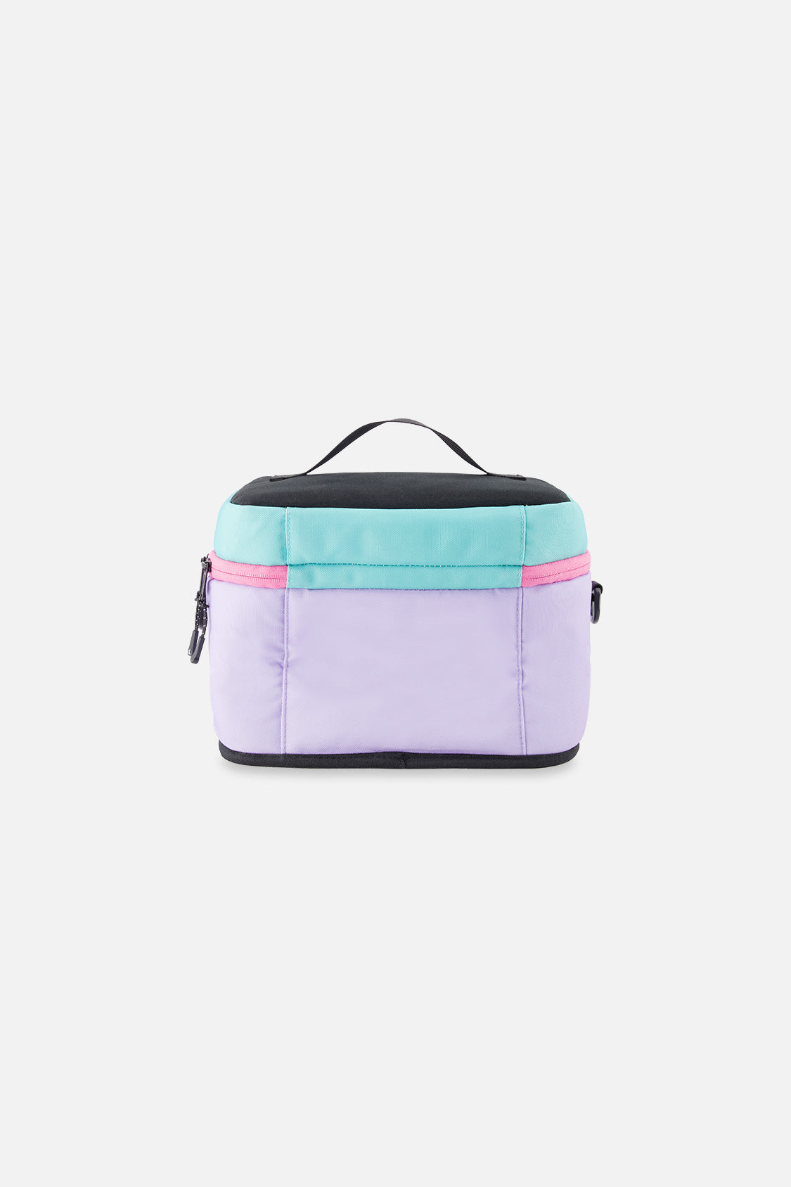Lunch Box Turquoise Blue, Pink And Mauve
