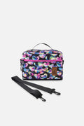 Lunch Box Black Printed With Hearts