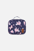 Snack Box Navy Unicorn Print