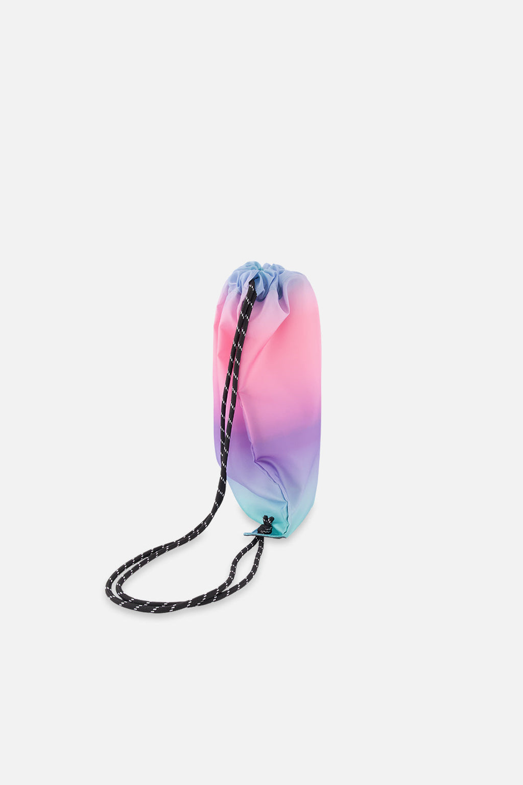 Drawstring Bag Blue And Mauve Gradient
