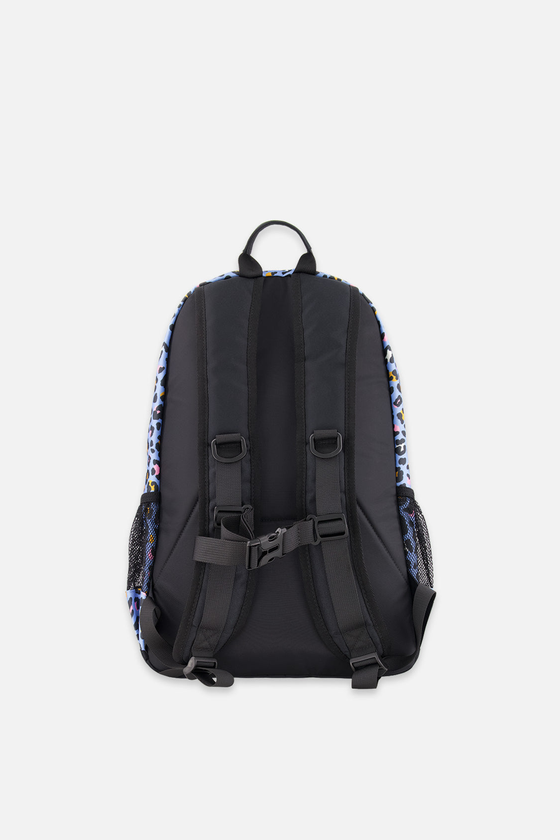 Kids Backpack Blue Leopard Print