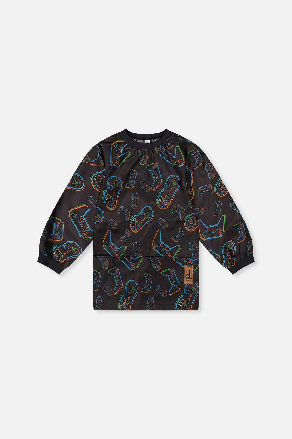 Apron Black Printed Controller
