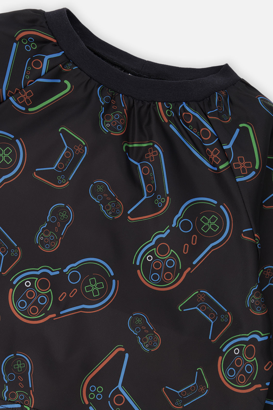 Apron Black Printed Controller