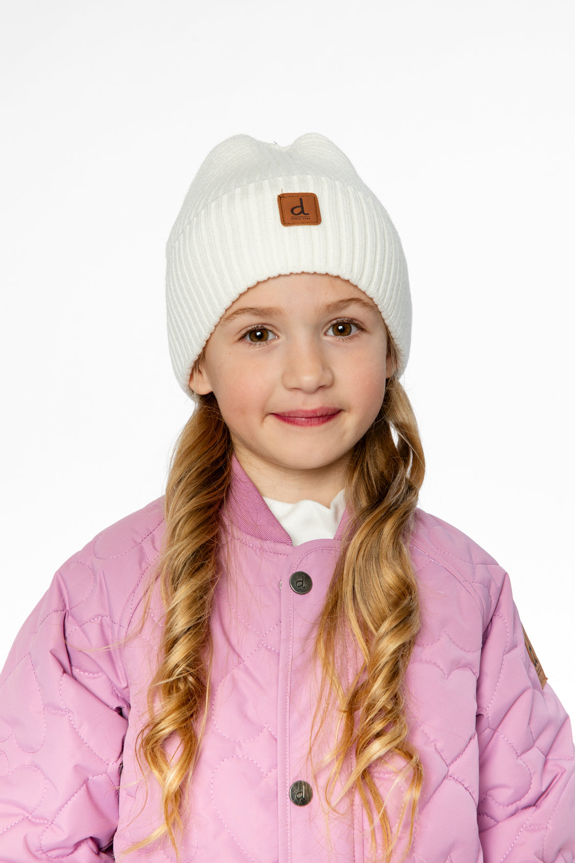 Ribbed Knit Hat Off-White