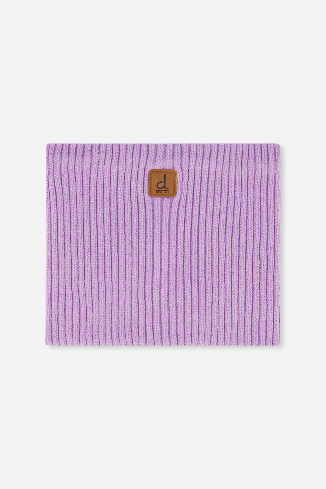 Baby Ribbed Knit Neckwarmer Lavender