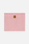 Baby Ribbed Knit Neckwarmer Pale Dusty Pink