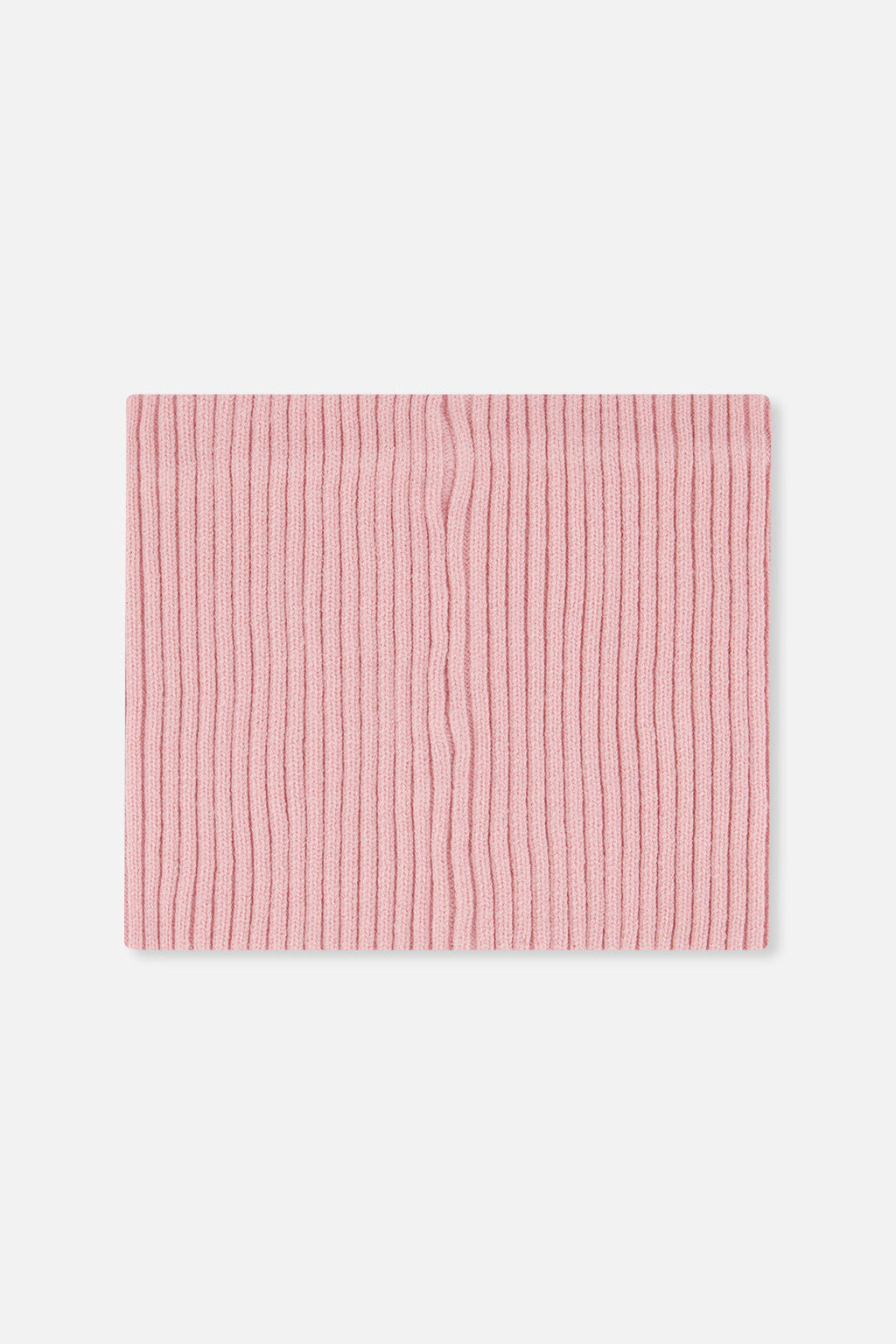 Baby Ribbed Knit Neckwarmer Pale Dusty Pink