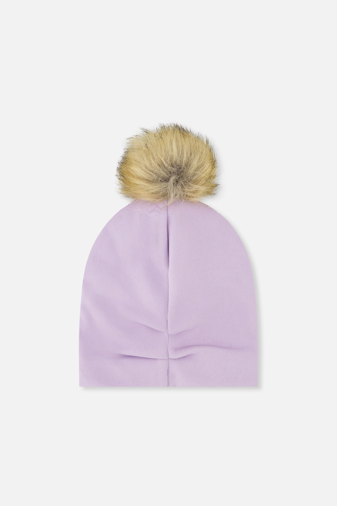Jersey Hat With Pompom Lavender