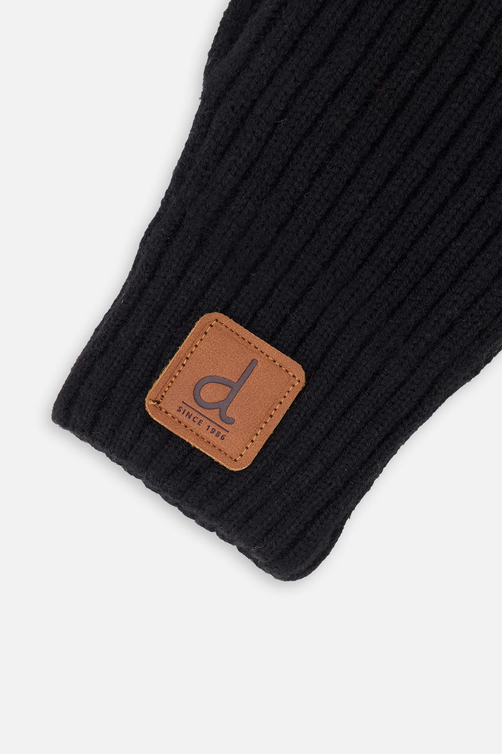 Knit Mittens Black
