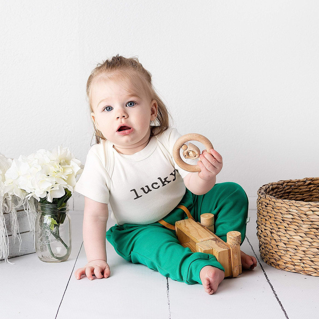 graphic bodysuit | lucky