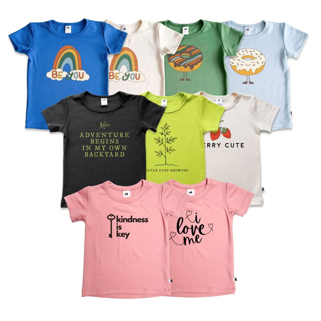 Baby/Kids Graphic Bamboo T-Shirt | "Be You" | Cream
