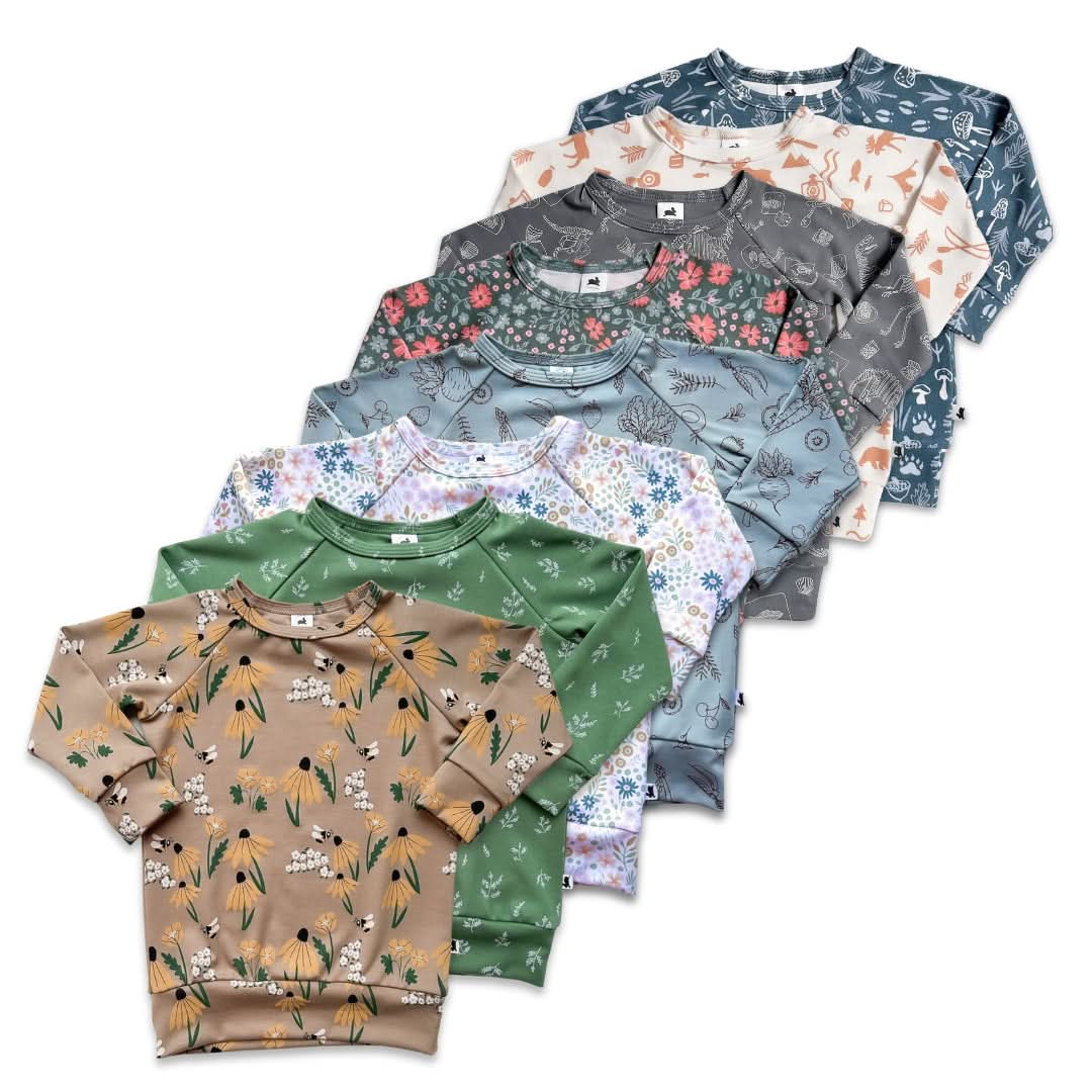Baby/Kids' Bamboo Raglan Pullover | Sprig