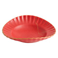 Luxury Red Ceramic Serving Bowl Set with Golden Rim – 9" / 11" / 13"