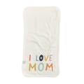 burp cloth | love mom