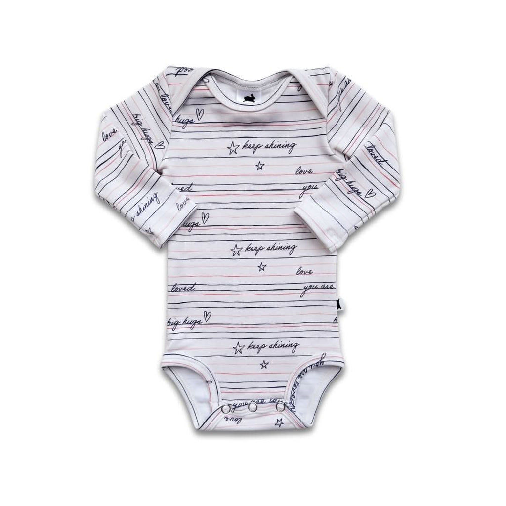 Bamboo Baby Long-Sleeved Bodysuit | Rosewood