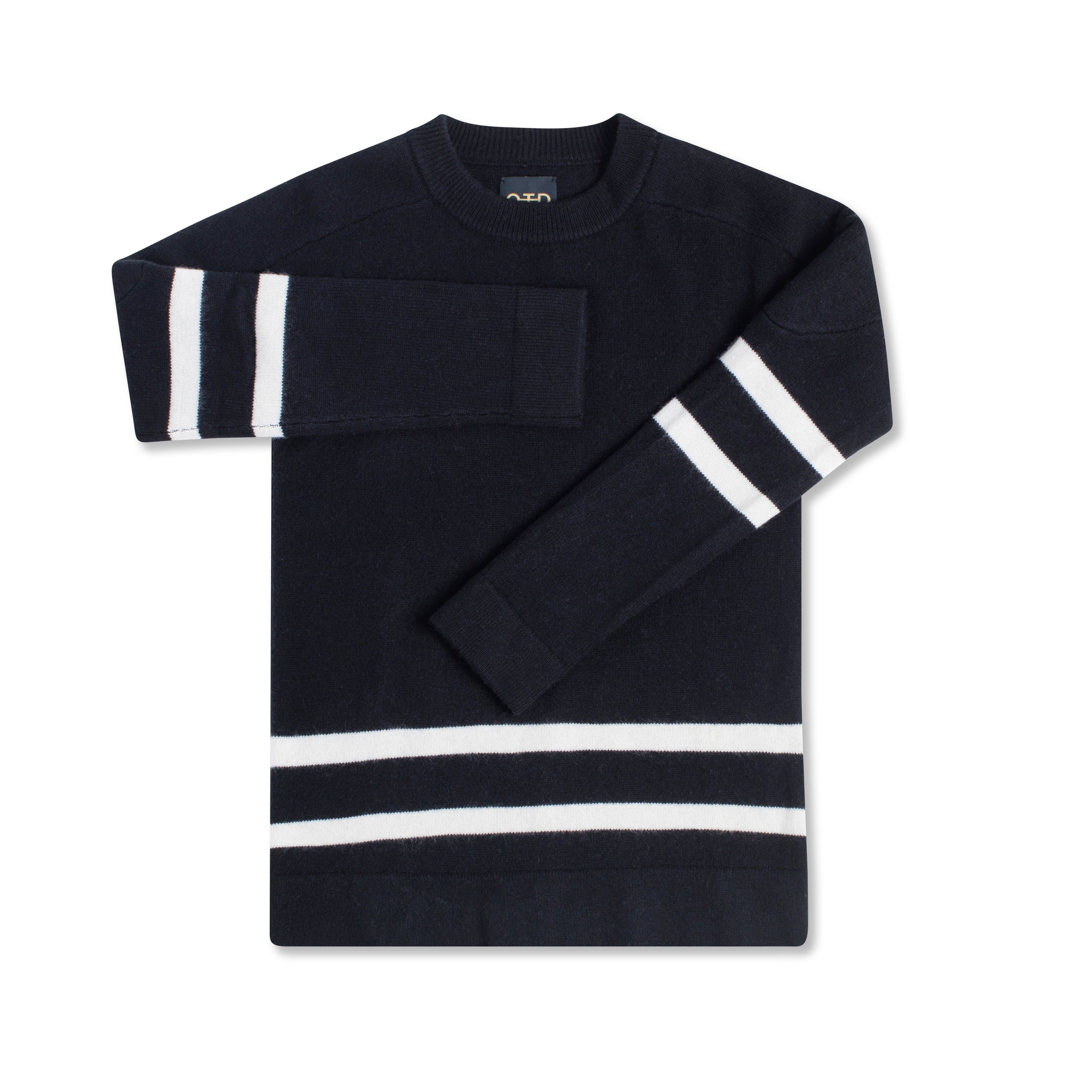 Cashmere-Blend Hockey Sweater