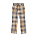Shadow Plaid Straight-Leg Stretch Pant