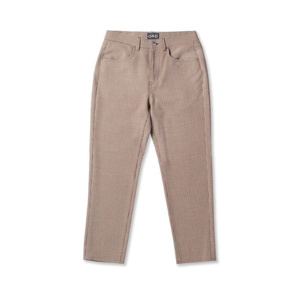 Tapered Plaid Pant (Khaki Multi)