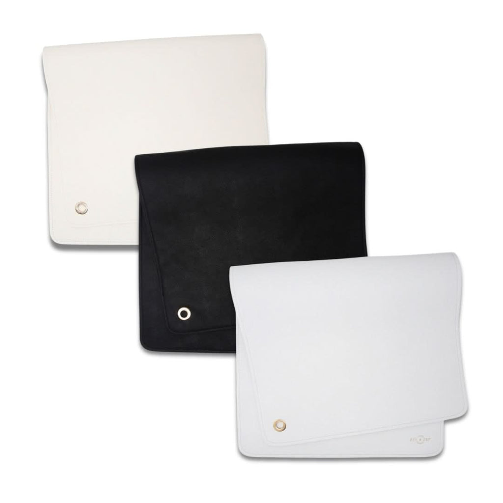 Vegan Leather Baby Changing Mat | Black