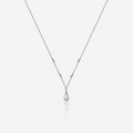 Moonstone & Pearl Drop Necklace | 14K Gold