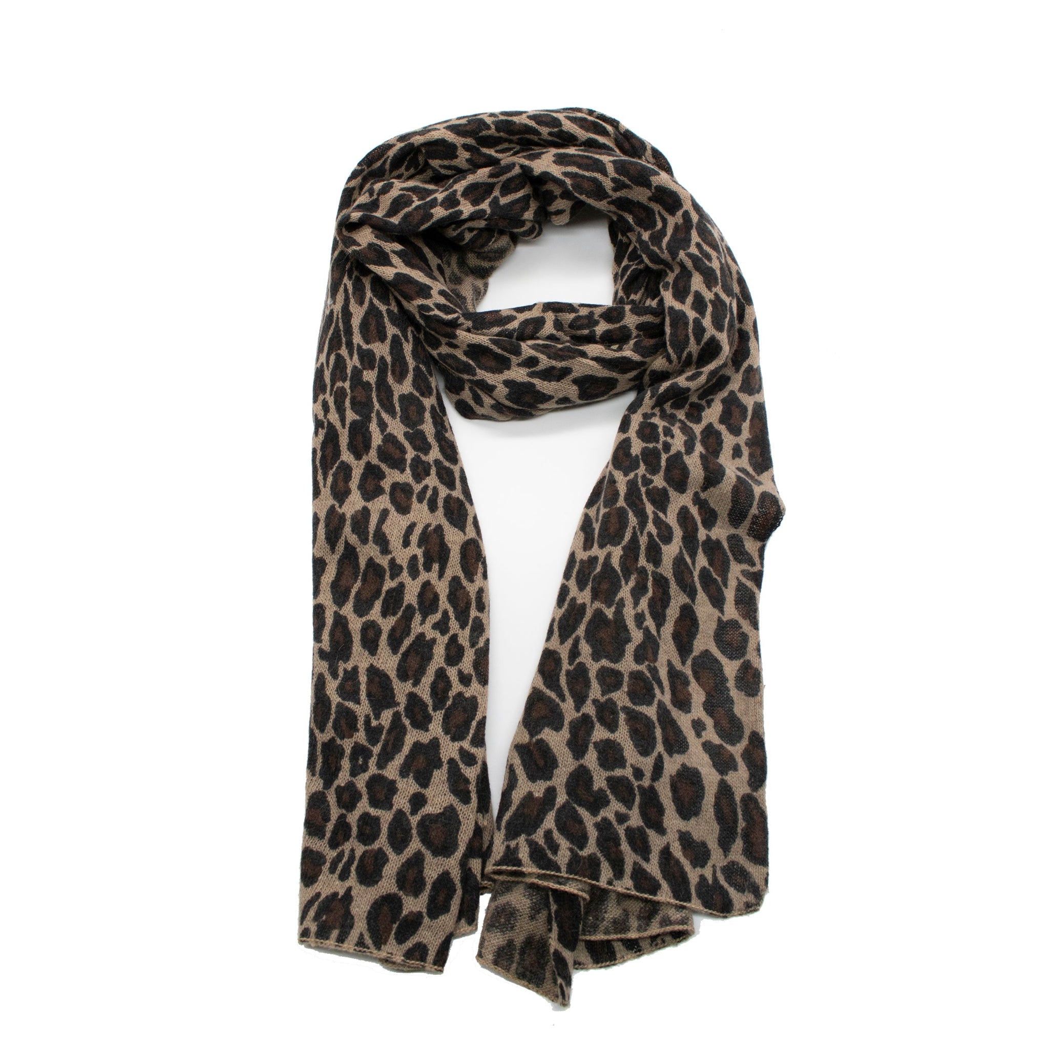 LEOPARD PRINT SCARF