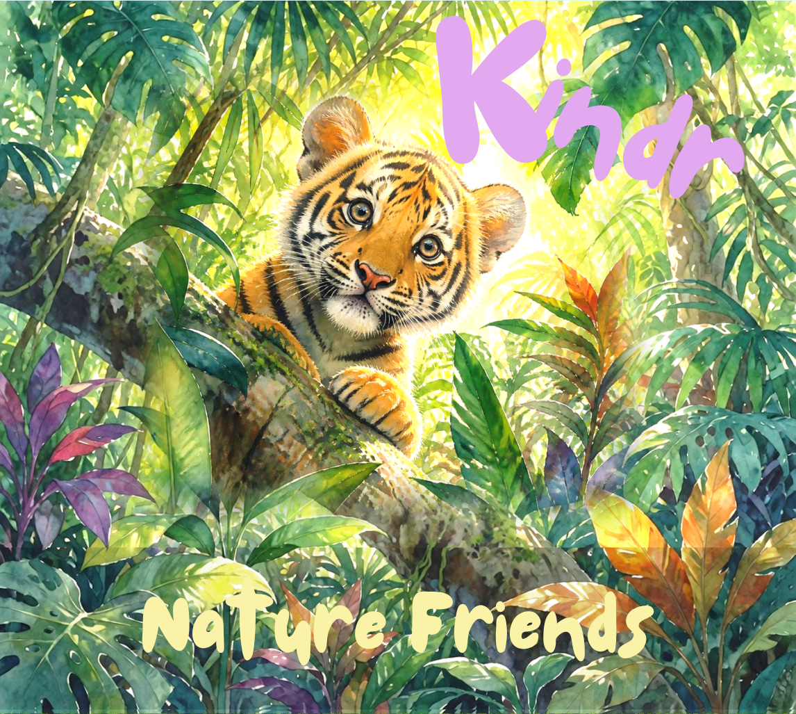 Kindr - Nature Friends - Onesie - Baby Tiger - In the Wild
