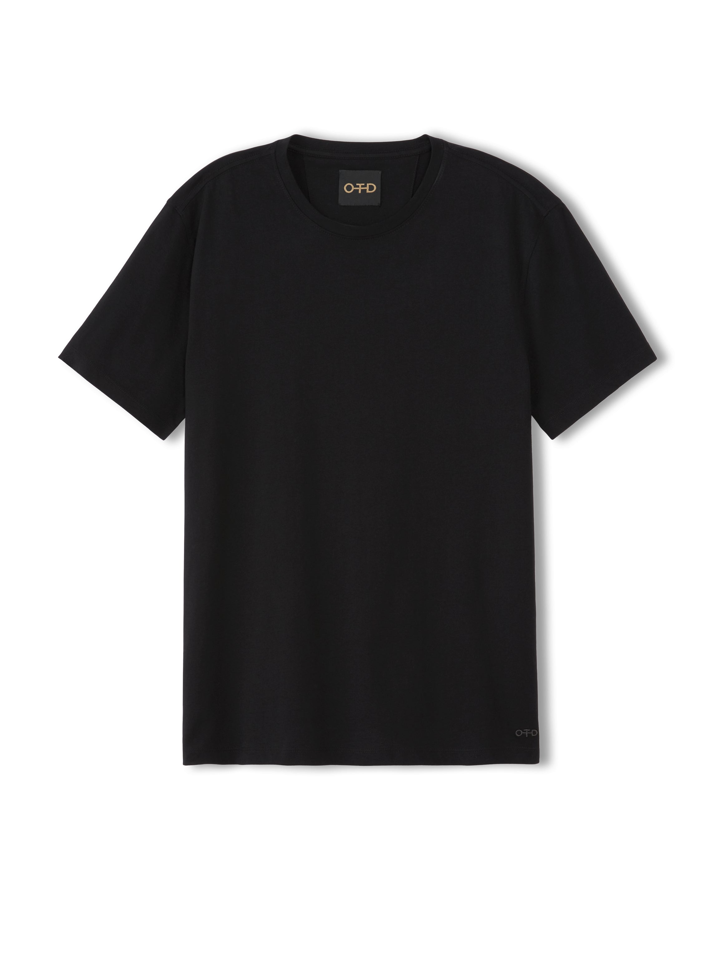Crewneck Knit Tee (Black)