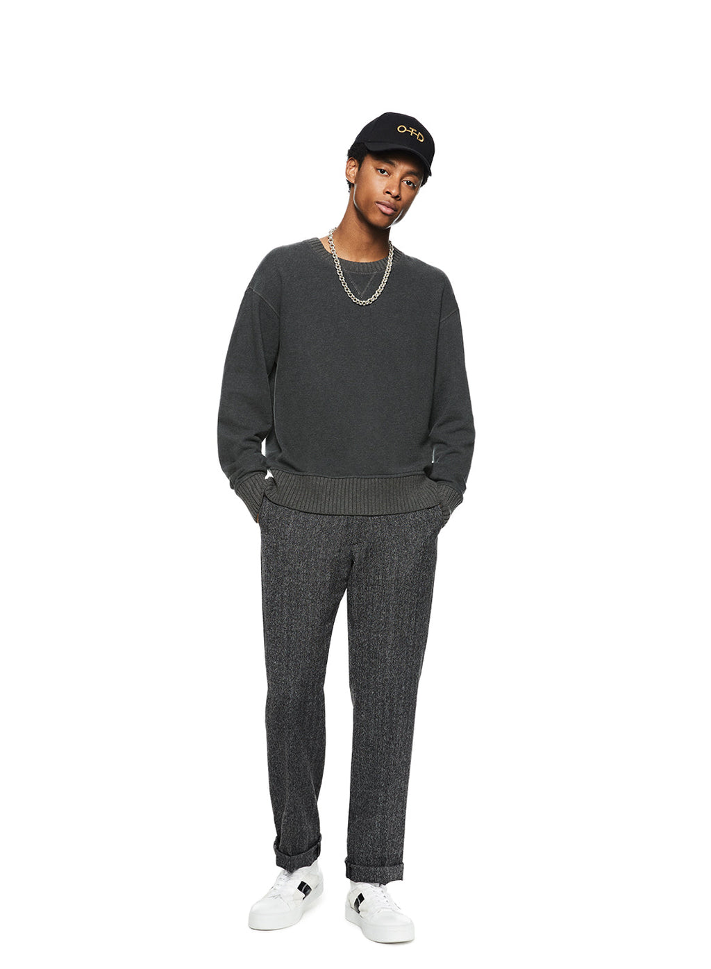 French Terry Sweatshirt (Charcoal Heather)