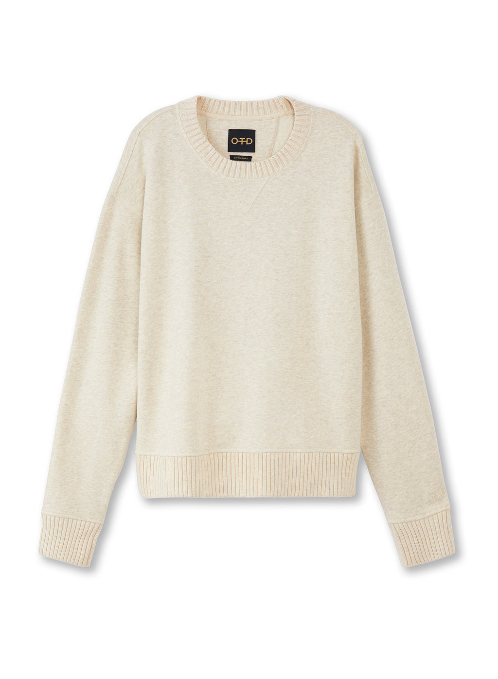French Terry Sweatshirt (Oatmeal Melange)