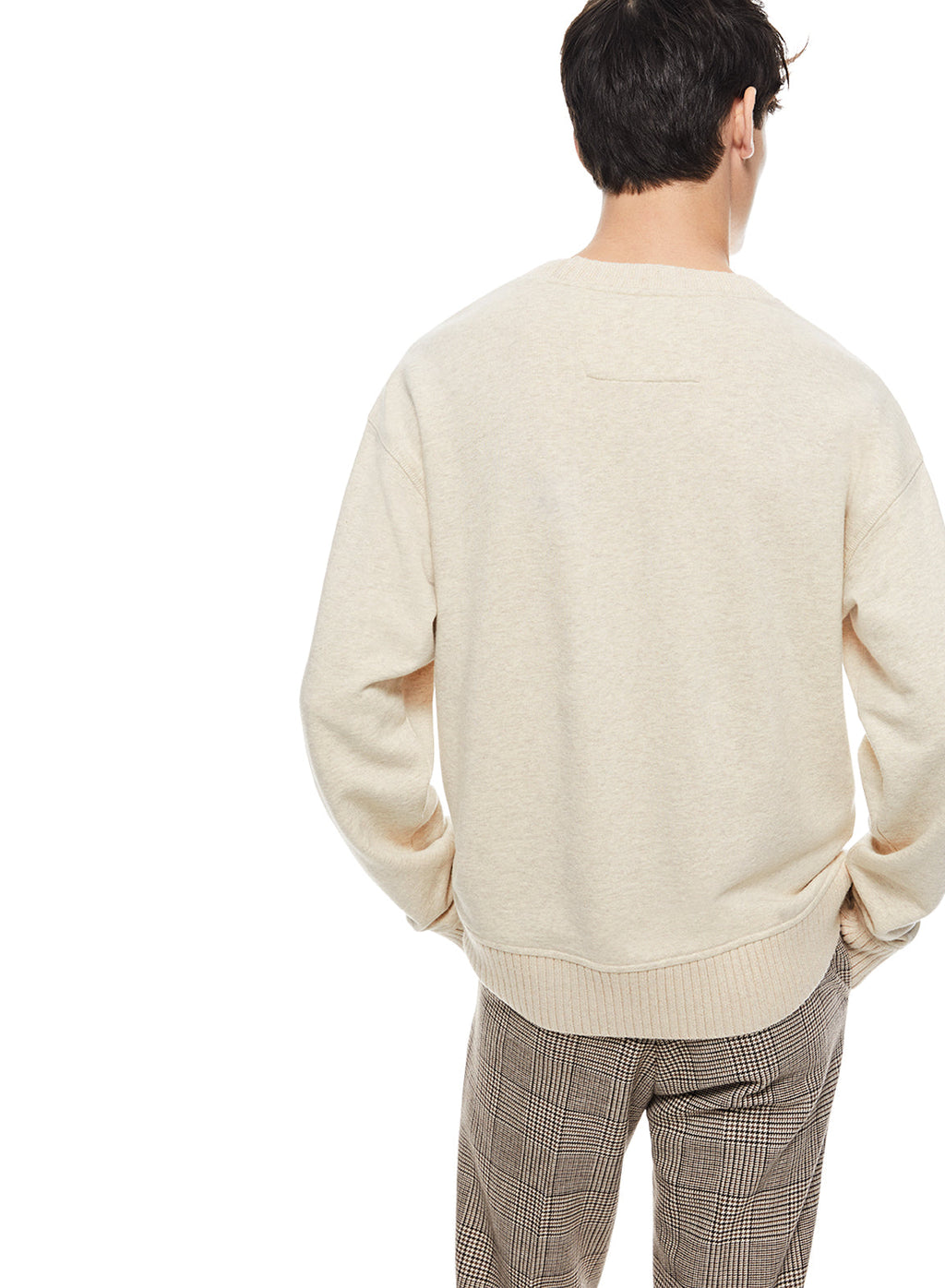 French Terry Sweatshirt (Oatmeal Melange)