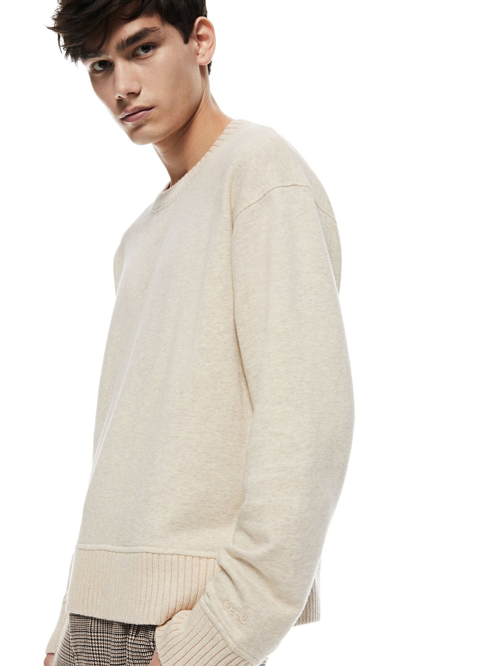 French Terry Sweatshirt (Oatmeal Melange)